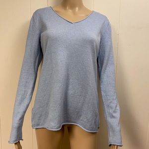 Soft Baby Blue Pastel Eddie Bauer Sweater Top